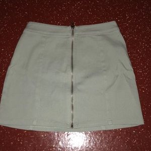 Grey/blue fitted skirt